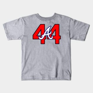 Hank Aaron Logo 44 Kids T-Shirt